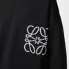 Anagram-tröja med ficka i bomullsblandning Svart/Vit Anagram-tröja med ficka i bomullsblandning Svart/Vit