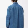 Anagram-överkappskjorta i denim, mellanblå denim Anagram-överkappskjorta i denim, mellanblå denim
