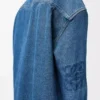 Anagram-överkappskjorta i denim, mellanblå denim Anagram-överkappskjorta i denim, mellanblå denim