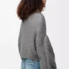 Anagramtröja i mohair Grå melange Anagramtröja i mohair Grå melange