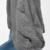 Anagramtröja i mohair Grå melange Anagramtröja i mohair Grå melange