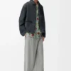 Arbetsjacka i denim Svart