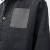 Arbetsjacka i denim Svart
