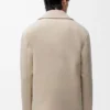 Arbetsjacka i ull och kashmir Ljusbeige melange Arbetsjacka i ull och kashmir Ljusbeige melange