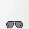 Aviator Slim solglasögon Black