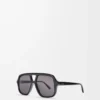 Aviator Slim solglasögon Black