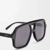 Aviator Slim solglasögon Black