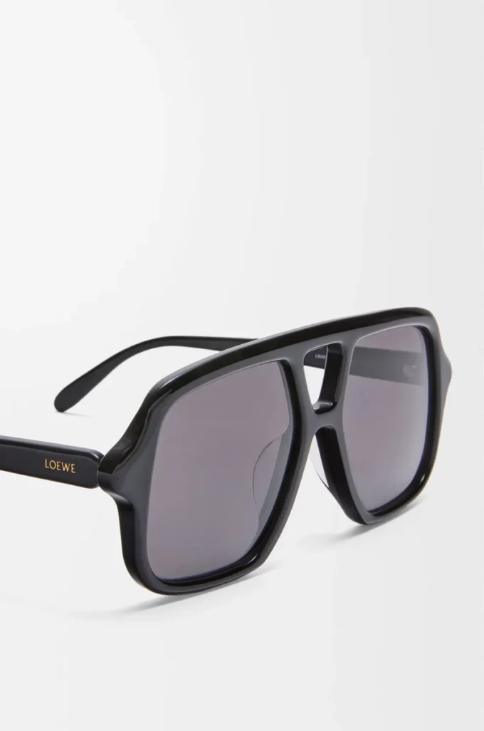 Aviator Slim solglasögon Black