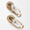 Ballet Runner 2.0 hög modell i mocka och shearling Tan/vit Ballet Runner 2.0 hög modell i mocka och shearling Tan/vit