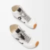 Ballet Runner 2.0 högskor i nylon och kalvskinn Vit/Svart Ballet Runner 2.0 högskor i nylon och kalvskinn Vit/Svart