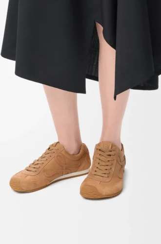 Ballet Runner 2.0 i mjukt kalvskinn Cinnamon