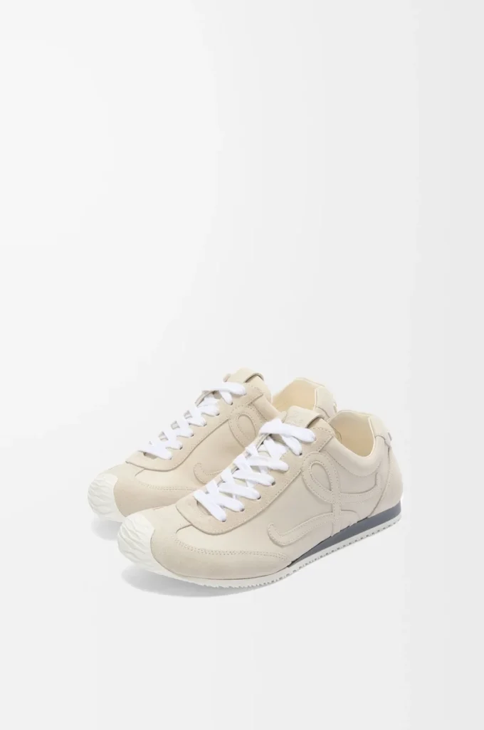 Ballet Runner 2.0 i mjukt kalvskinn Vitt Ballet Runner 2.0 i mjukt kalvskinn Vitt