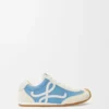 Ballet Runner 2.0 i nylon och kalvskinn Blå/Vit/Mjukvit