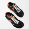Ballet Runner 2.0 i nylon och kalvskinn Svart/orange/ljusgrön