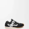 Ballet Runner 2.0 i nylon och kalvskinn Svart/Vit Ballet Runner 2.0 i nylon och kalvskinn Svart/Vit