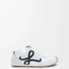 Ballet Runner 2.0 i nylon och kalvskinn Vit/Svart Ballet Runner 2.0 i nylon och kalvskinn Vit/Svart
