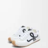 Ballet Runner 2.0 i nylon och kalvskinn Vit/Svart Ballet Runner 2.0 i nylon och kalvskinn Vit/Svart