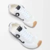 Ballet Runner 2.0 i nylon och kalvskinn Vit/Svart Ballet Runner 2.0 i nylon och kalvskinn Vit/Svart