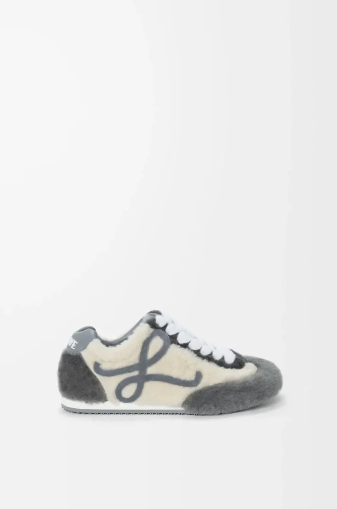 Ballet Runner 2.0 i shearling Grå Multitone Ballet Runner 2.0 i shearling Grå Multitone