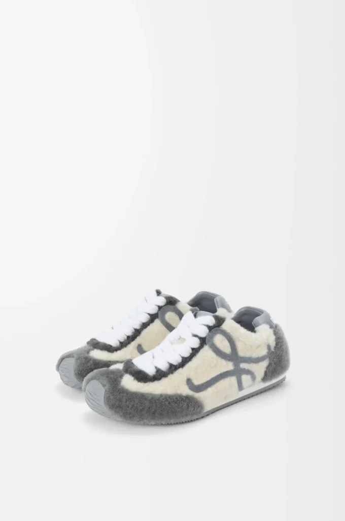 Ballet Runner 2.0 i shearling Grå Multitone Ballet Runner 2.0 i shearling Grå Multitone