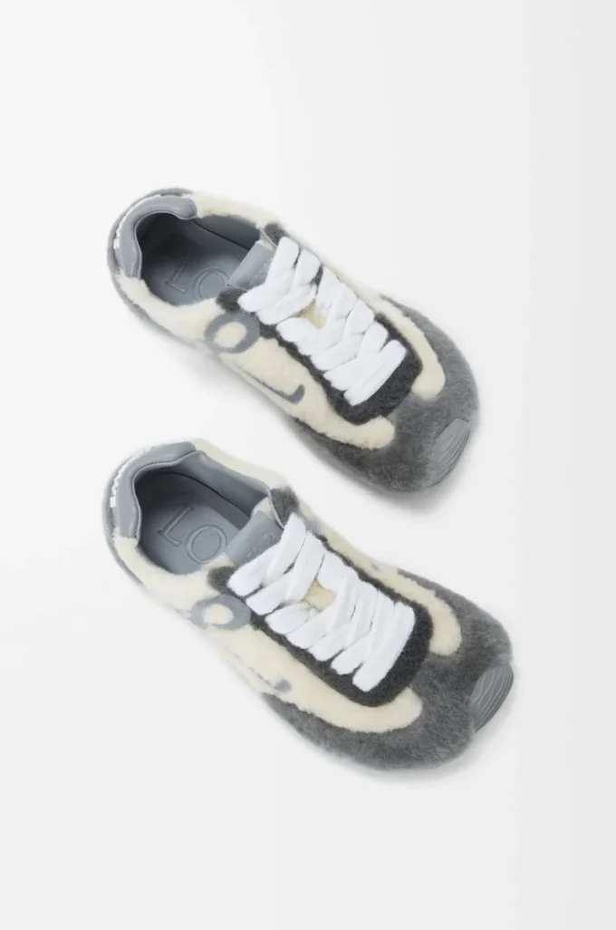 Ballet Runner 2.0 i shearling Grå Multitone Ballet Runner 2.0 i shearling Grå Multitone