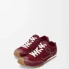 Ballet Runner 2.0 ofodrad i hjortskinn och vegetabiliskt garvat kalvskinn Burgundy Ballet Runner 2.0 ofodrad i hjortskinn och vegetabiliskt garvat kalvskinn Burgundy