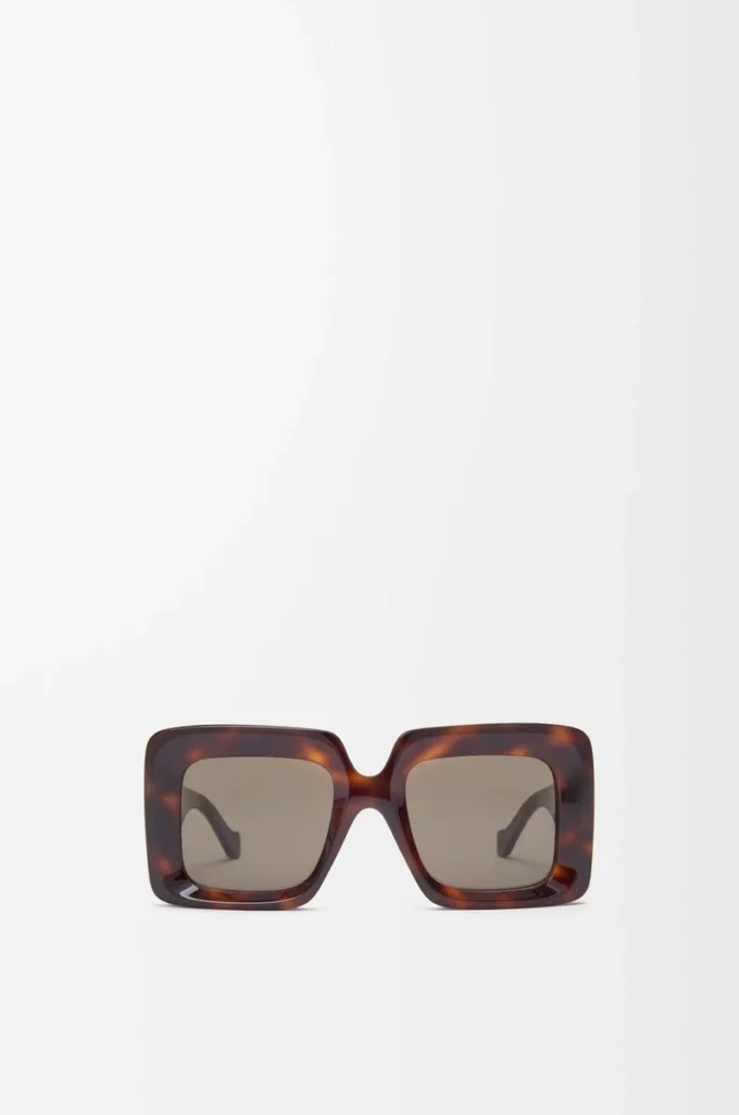 Beveled Square Maxi Anagram solglasögon Havana Beveled Square Maxi Anagram solglasögon Havana