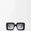 Beveled Square Maxi Anagram solglasögon Svart Beveled Square Maxi Anagram solglasögon Svart