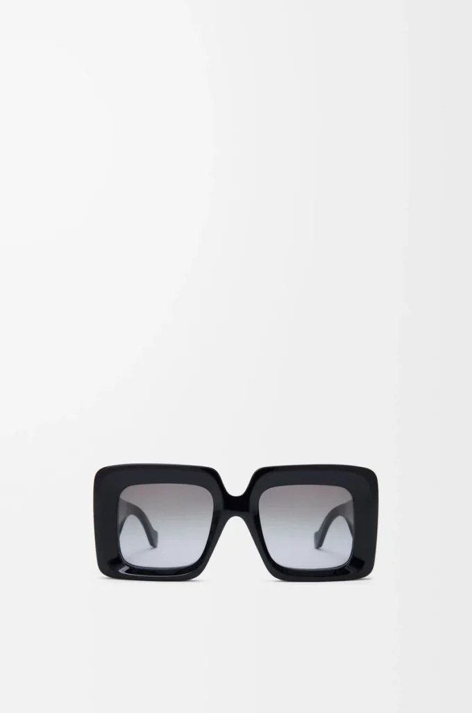 Beveled Square Maxi Anagram solglasögon Svart Beveled Square Maxi Anagram solglasögon Svart
