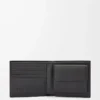 Bifold myntplånbok i mjukt kornat kalvskinn Anthracite Bifold myntplånbok i mjukt kornat kalvskinn Anthracite