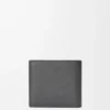 Bifold myntplånbok i mjukt kornat kalvskinn Anthracite Bifold myntplånbok i mjukt kornat kalvskinn Anthracite