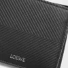 Bifold myntplånbok i texturerat klassiskt kalvskinn Black Bifold myntplånbok i texturerat klassiskt kalvskinn Black