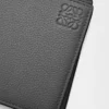 Bifold plånbok i mjukt kornat kalvskinn Anthracite