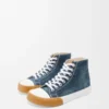 Bloc högtoppade sneakers i denim Tvättad denim Bloc högtoppade sneakers i denim Tvättad denim