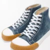 Bloc högtoppade sneakers i denim Tvättad denim Bloc högtoppade sneakers i denim Tvättad denim