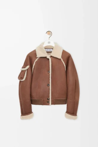 Bomberjacka i shearling Brunt