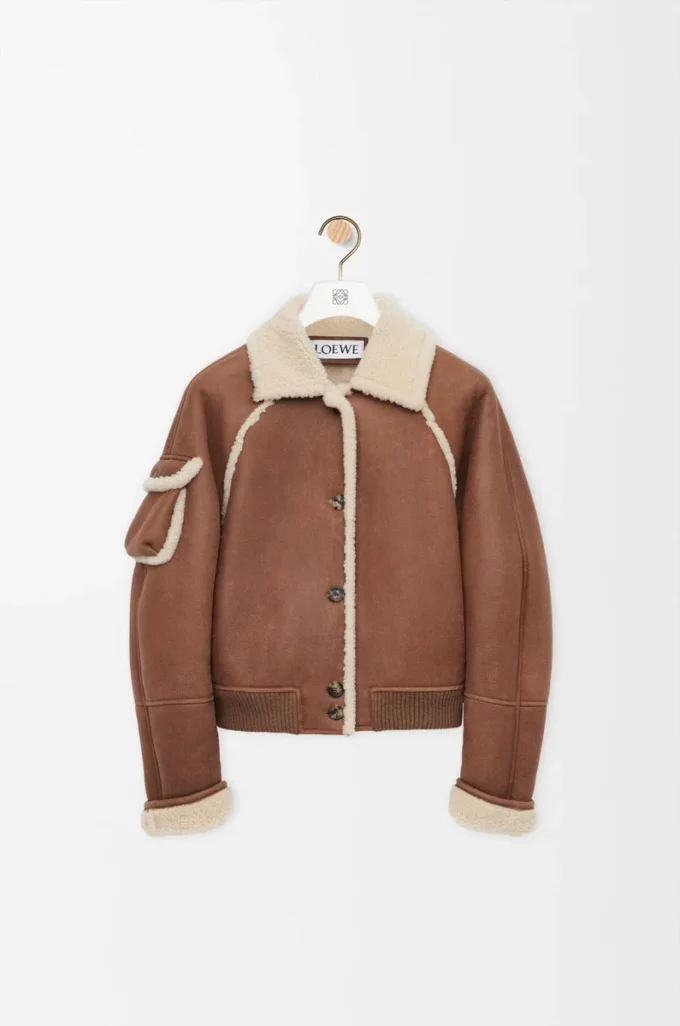Bomberjacka i shearling Brunt Bomberjacka i shearling Brunt