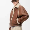 Bomberjacka i shearling Brunt Bomberjacka i shearling Brunt