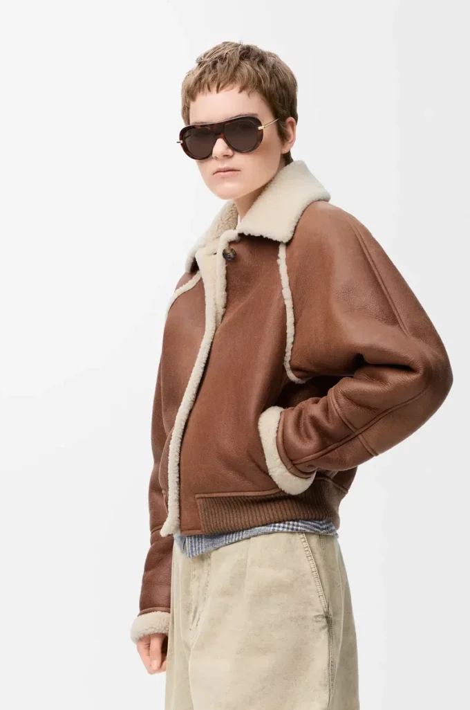 Bomberjacka i shearling Brunt Bomberjacka i shearling Brunt