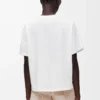 Boxig T-shirt i bomull Vit Boxig T-shirt i bomull Vit