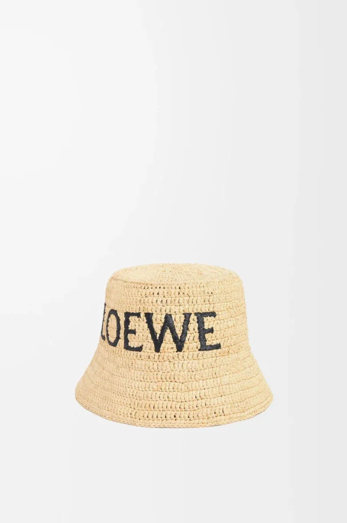 Bucket hat i raffia Natur Bucket hat i raffia Natur