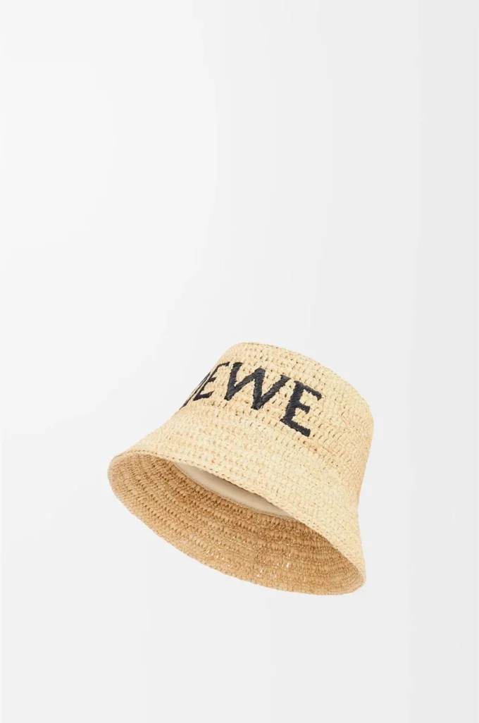 Bucket hat i raffia Natur Bucket hat i raffia Natur