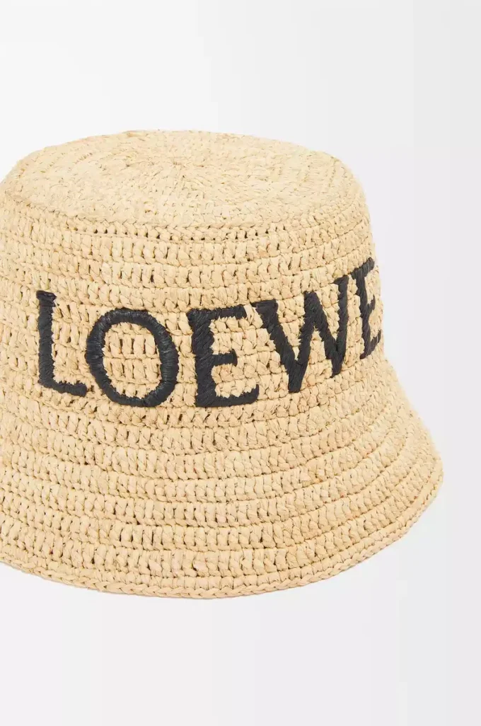 Bucket hat i raffia Natur Bucket hat i raffia Natur