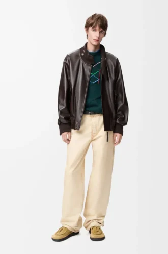 Byxor i bomull Beige