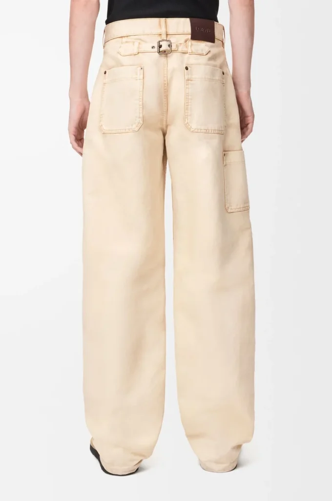 Byxor i bomull Beige Byxor i bomull Beige