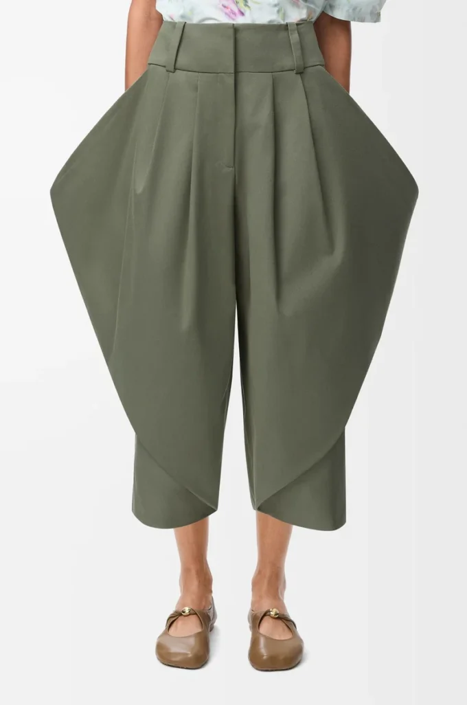 Byxor i bomull Kaki Byxor i bomull Kaki