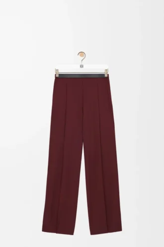 Byxor i ull Burgundy Byxor i ull Burgundy