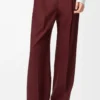 Byxor i ull Burgundy Byxor i ull Burgundy
