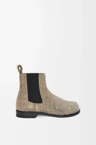 Campo Chelsea-känga i borstad mocka Khaki Green
