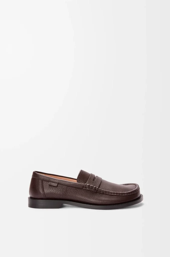 Campo loafers i hjortskinn Oxblood Campo loafers i hjortskinn Oxblood